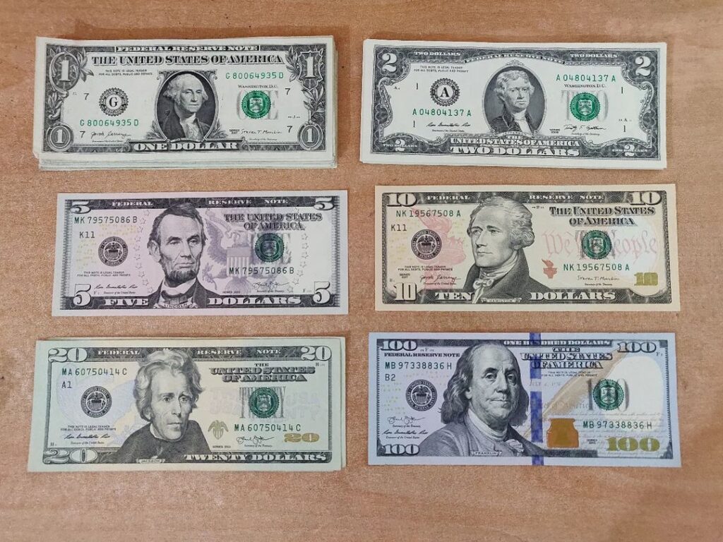 Fake USD Bills